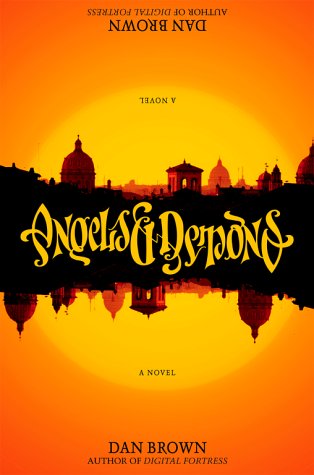 The book cover for Angels and Demons.